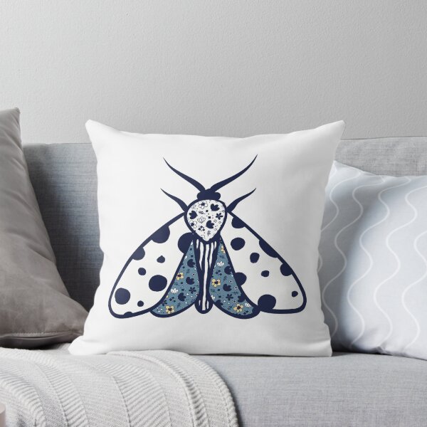 Item preview, White Spotted Floral Moth designed and sold by IvysCreativityHouse.
