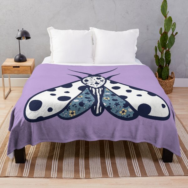 Item preview, White Spotted Floral Moth designed and sold by IvysCreativityHouse.