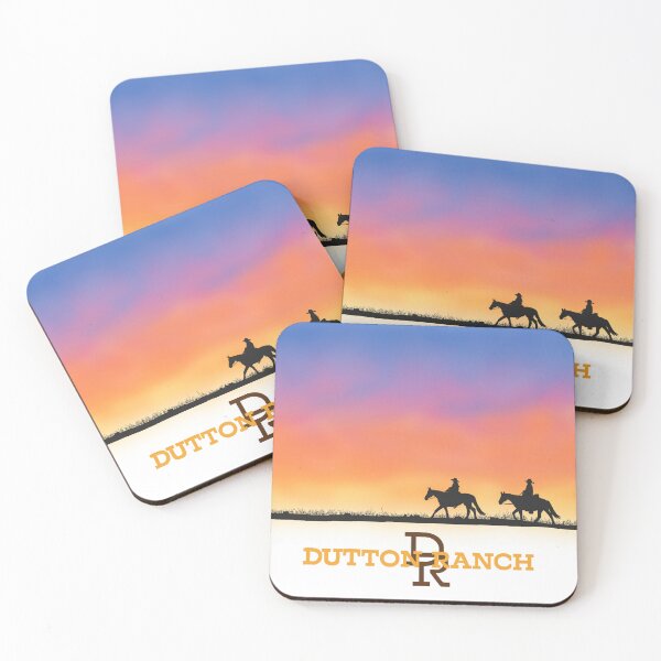 Item preview, Dutton Ranch Sunrise Cowboy Horse Ride designed and sold by Jennavbeestudio.