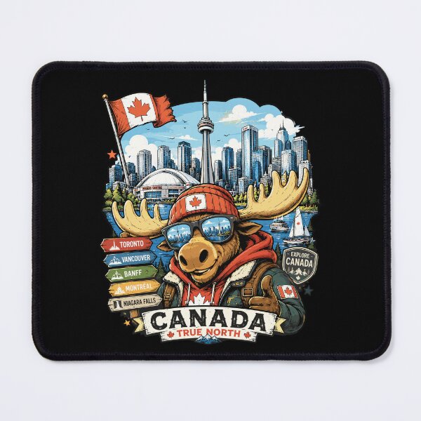 Item preview, Canada Urban Adventure Moose Souvenir designed and sold by AtuqStudio.