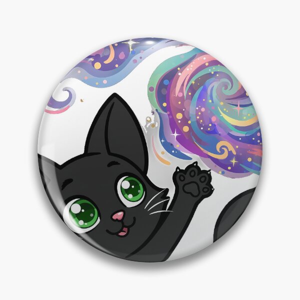 Item preview, Cat Playing with Nebula designed and sold by pumsquare.