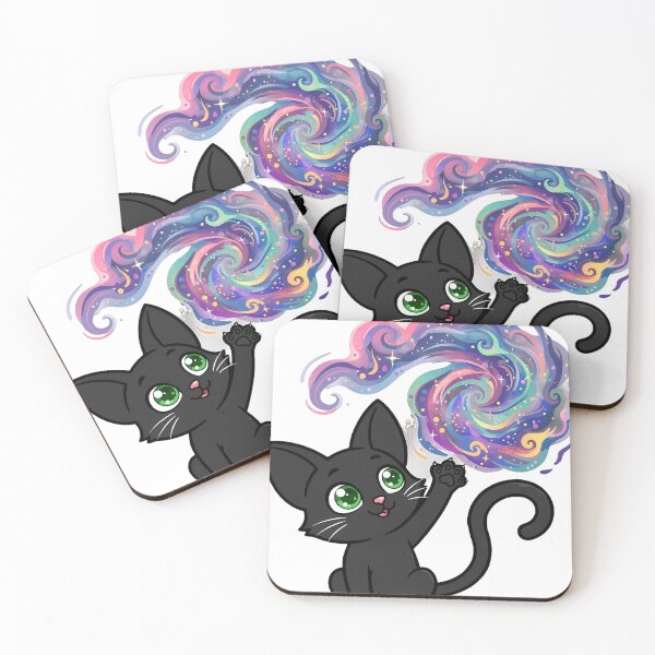 Item preview, Cat Playing with Nebula designed and sold by pumsquare.