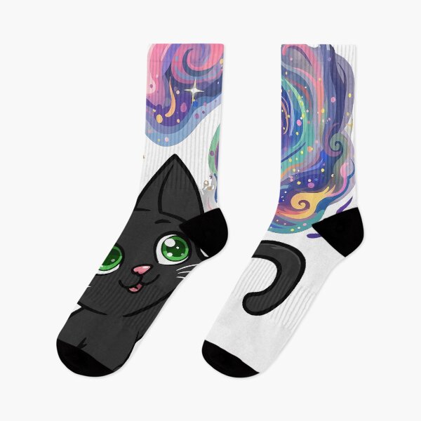 Item preview, Cat Playing with Nebula designed and sold by pumsquare.