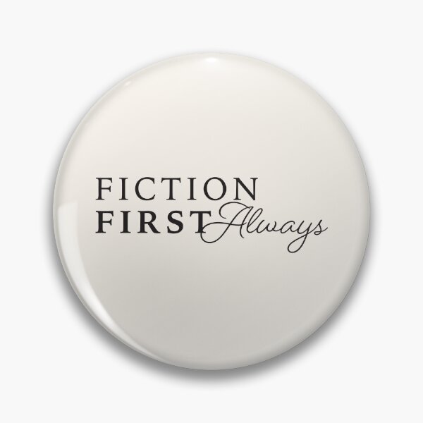 Item preview, Fiction First Always – Elegant Book Lover Typography Gift for Readers designed and sold by Hello Hobbies.
