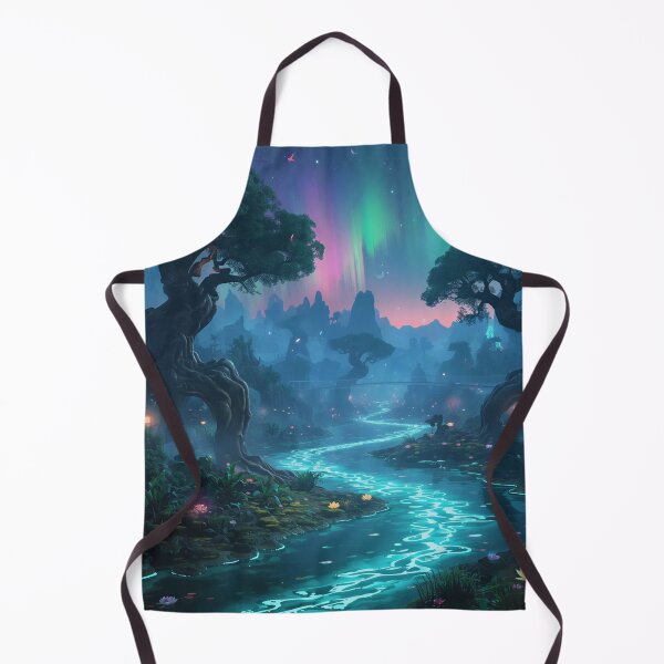 Item preview, Living Aurora River Alien Fantasy Landscape designed and sold by Luminous Wilds.