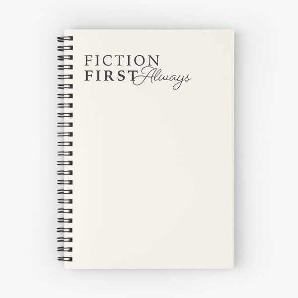 Item preview, Fiction First Always – Elegant Book Lover Typography Gift for Readers designed and sold by Hello Hobbies.