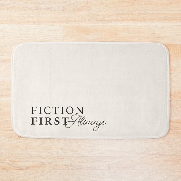 Item preview, Fiction First Always – Elegant Book Lover Typography Gift for Readers designed and sold by Hello Hobbies.