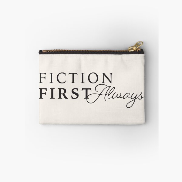 Item preview, Fiction First Always – Elegant Book Lover Typography Gift for Readers designed and sold by Hello Hobbies.