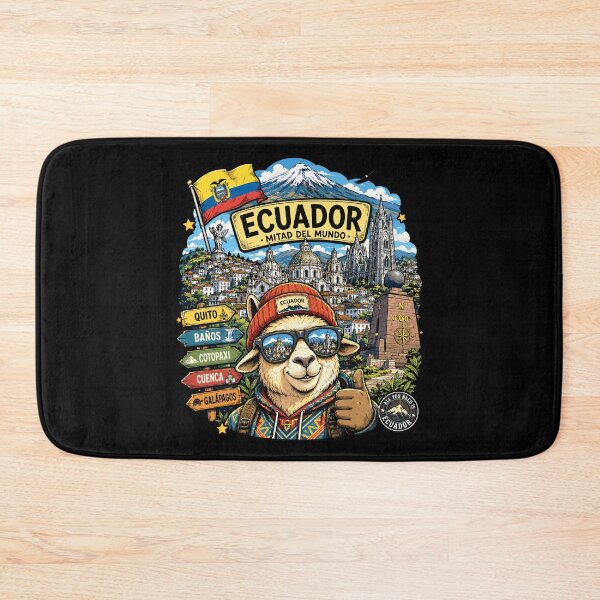 Item preview, Ecuador Travel Adventure Alpaca Souvenir designed and sold by AtuqStudio.