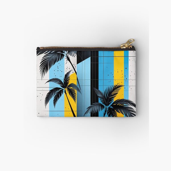 Item preview, Mid Century Modern Palm Trees Geometric Abstract Art designed and sold by semenol.