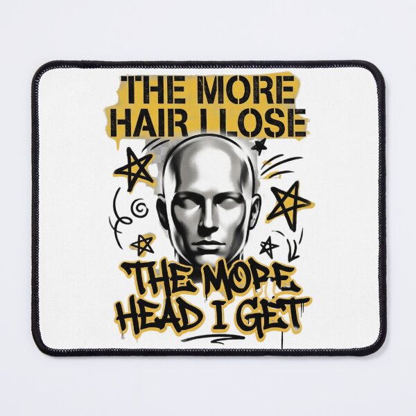 Item preview, The More Hair I Lose The More Head I Get Funny Bald Man Humor T-Shirt designed and sold by Omarmadani.