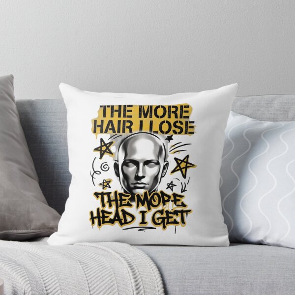 Item preview, The More Hair I Lose The More Head I Get Funny Bald Man Humor T-Shirt designed and sold by Omarmadani.