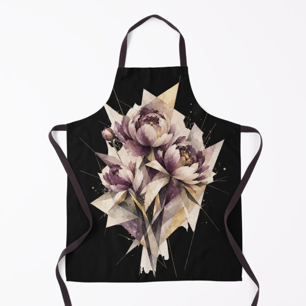 Item preview, Geometric Peonis a subtle floral composition. A delicate purple bouquet. designed and sold by NewtBoo.