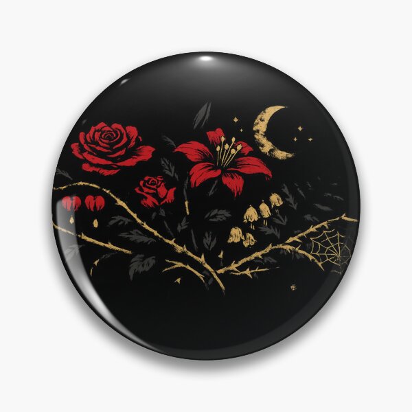 Item preview, Gothic Garden Silhouettes – Dark Botanical Elegance designed and sold by Diwakar-Designs.