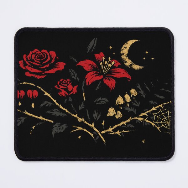 Item preview, Gothic Garden Silhouettes – Dark Botanical Elegance designed and sold by Diwakar-Designs.