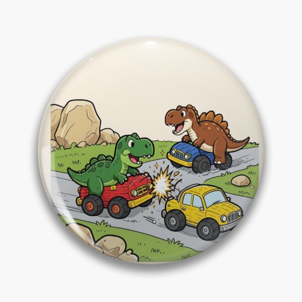 Item preview, Funny Dinosaur Car Race | Cute Dino Kids Cartoon designed and sold by BCapybara.