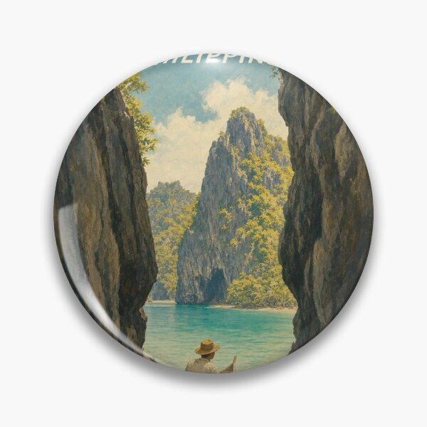 Item preview, Palawan Philippines Travel Souvenir - Vintage Illustration designed and sold by VisualArtsOasis.