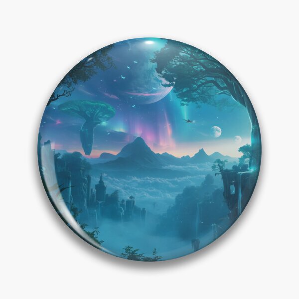 Item preview, Infinite Canopy Sky Jungle Alien Landscape designed and sold by Luminous Wilds.