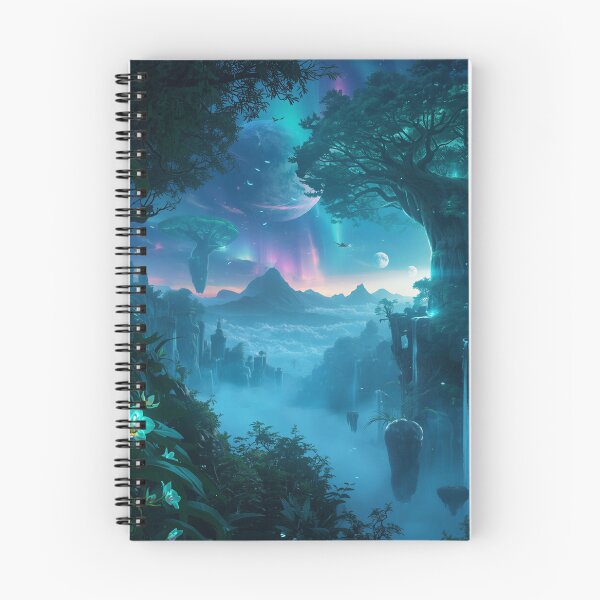 Item preview, Infinite Canopy Sky Jungle Alien Landscape designed and sold by Luminous Wilds.