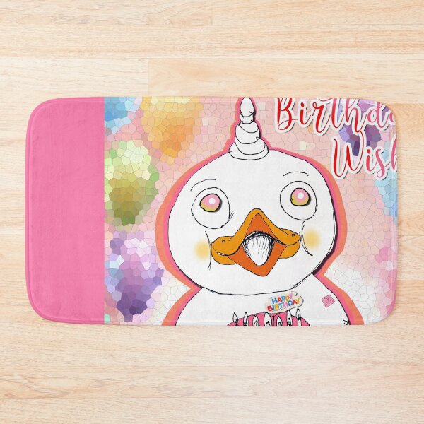 Item preview, Birthday Wish Duck (Original Ink Drawing by ACCI) designed and sold by VanyssaGraphics.