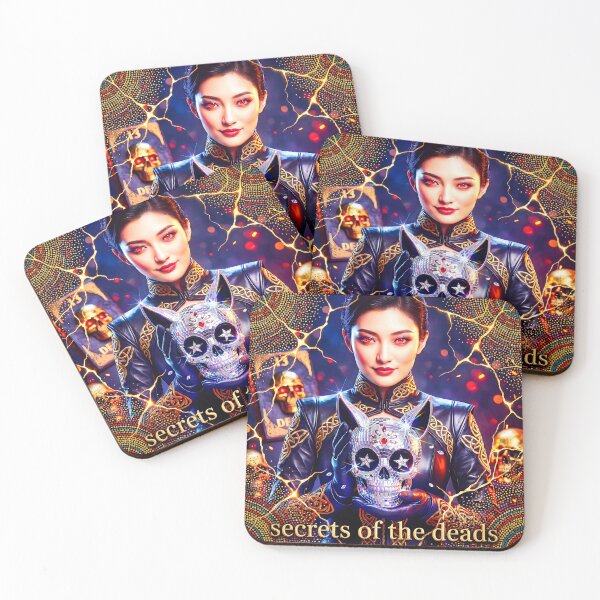 Item preview, Secrets of the Deads — Dark Glamour Occult Woman  Art designed and sold by Anime Canvas.