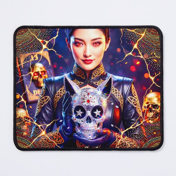 Item preview, Secrets of the Deads — Dark Glamour Occult Woman Art designed and sold by Anime Canvas.