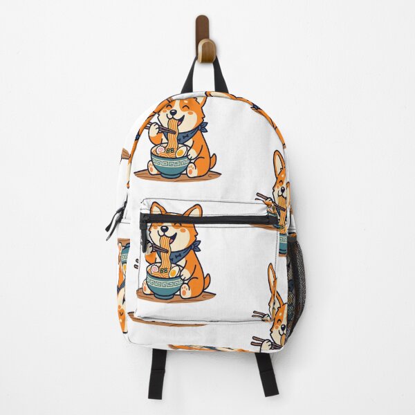 Item preview, Corgi Eating Ramen Noodles designed and sold by mo-carnival.