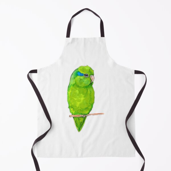 Item preview, Green Parrotlet Watercolor Illustration designed and sold by averyfoxdesigns.