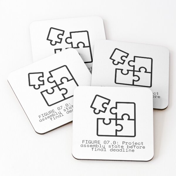 Item preview, FIGURE 07.0: Project assembly state before final deadline designed and sold by TheRulingPen.