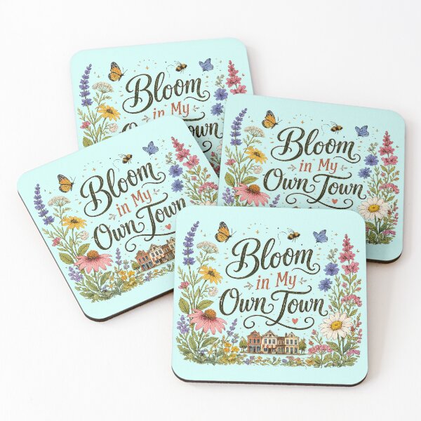 Item preview, Bloom in My Own Town | Floral Typography | Cottagecore Wildflower Design designed and sold by noport.