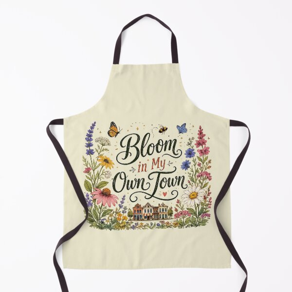 Item preview, Bloom in My Own Town | Floral Typography | Cottagecore Wildflower Design designed and sold by noport.