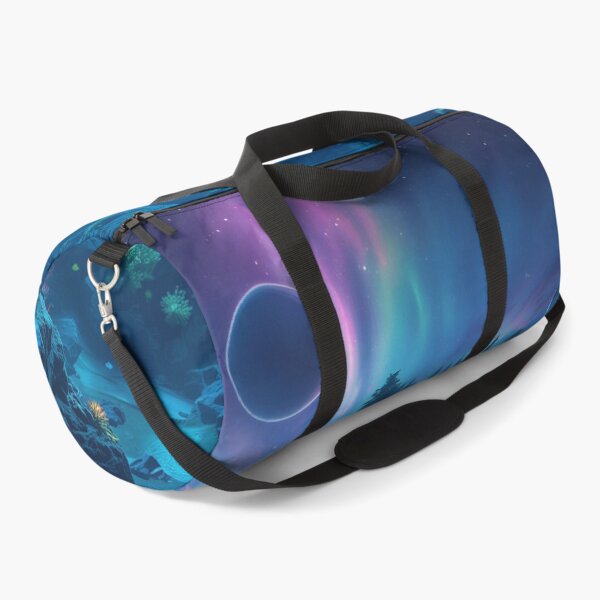Item preview, Sapphire Tide Alien Coastal Fantasy Landscape designed and sold by Luminous Wilds.
