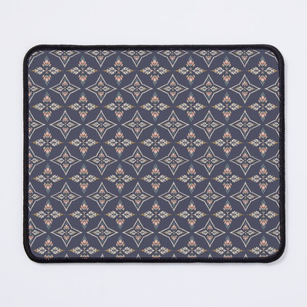 Item preview, Thai Floral Diamond Seamless Pattern Dusty Purple Luxury Botanical Surface Design designed and sold by KOPatternCo.