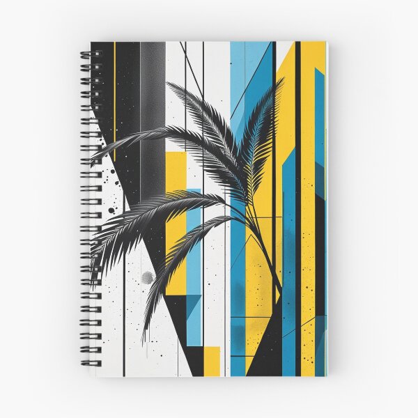 Item preview, Modern Geometric Palm Tree Retro Contemporary Artwork designed and sold by semenol.