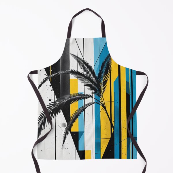 Item preview, Modern Geometric Palm Tree Retro Contemporary Artwork designed and sold by semenol.