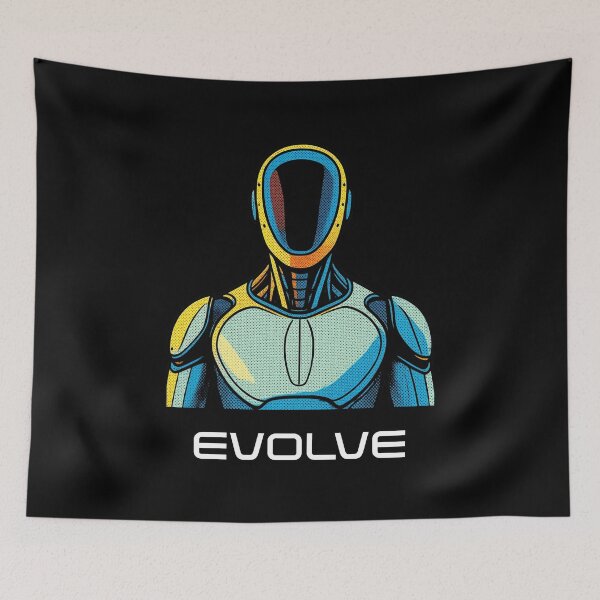 Item preview, EVOLVE Humanoid Robot Evolution T-Shirt | Future of AI & Human Innovation designed and sold by TEEJAMBOREE.