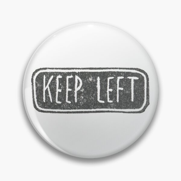 Item preview, LINOPRINT KEEP LEFT designed and sold by LittleSaraLino.