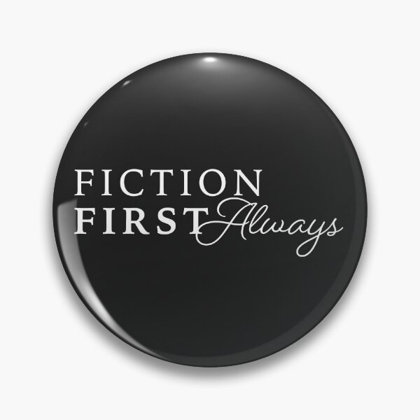 Item preview, Fiction First Always – Dark Aesthetic Literary Art Gift for Fiction Lovers designed and sold by Hello Hobbies.