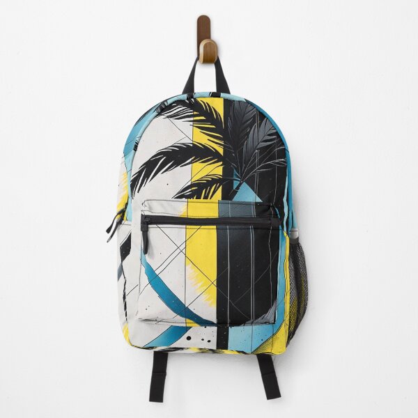 Item preview, Minimalist Palm Tree Color Block Mid Century Modern Print designed and sold by semenol.