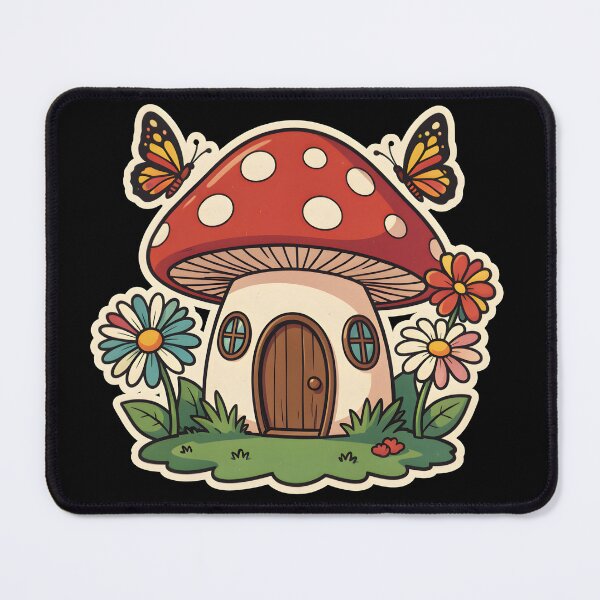 Item preview, Cute Mushroom House Fairy Cottagecore Mushroom designed and sold by KCasual.