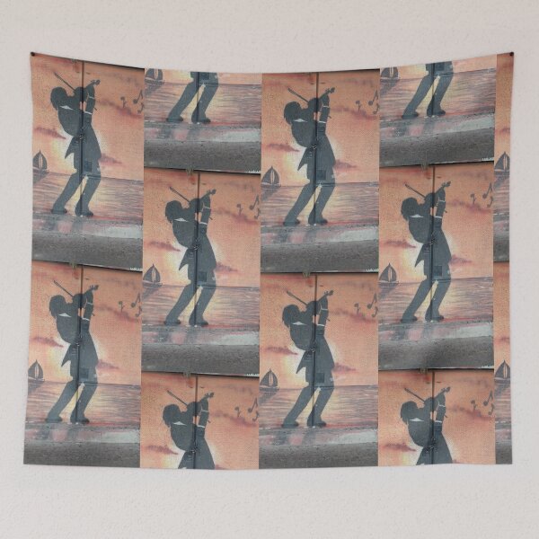 Item preview,  A man plays violin  designed and sold by lealey19.