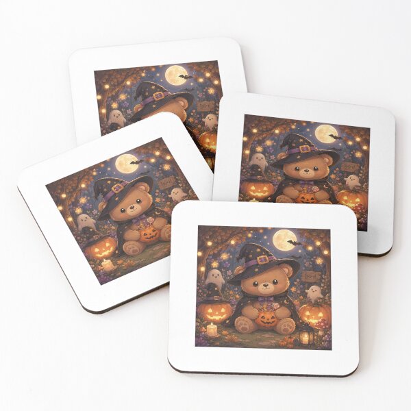 Item preview, cut Halloween witch bear sticker  designed and sold by cloudparadox.