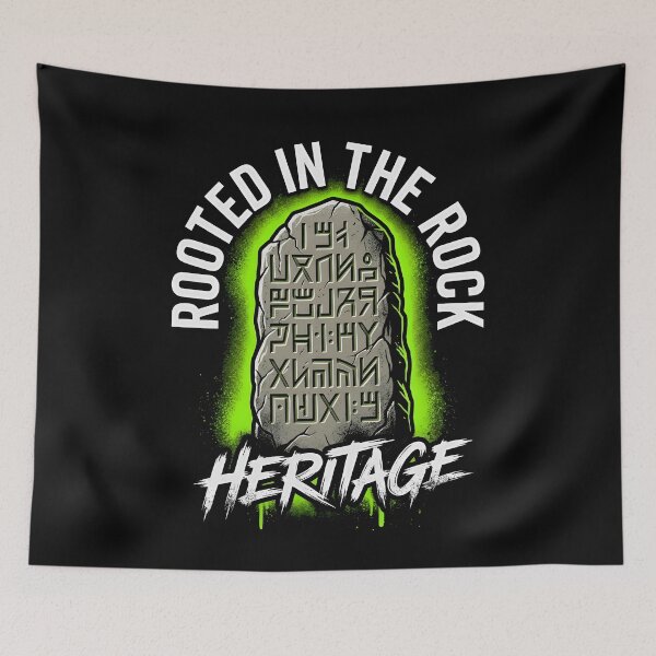 Item preview, Viking Rune Stone - Rooted In The Rock designed and sold by Zazz Lee.