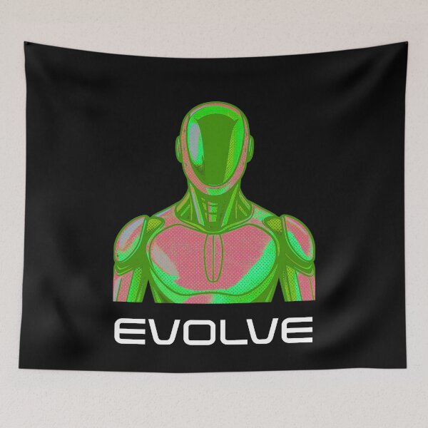 Item preview, EVOLVE Humanoid Robot Evolution T-Shirt | Future of AI & Human Innovation designed and sold by TEEJAMBOREE.