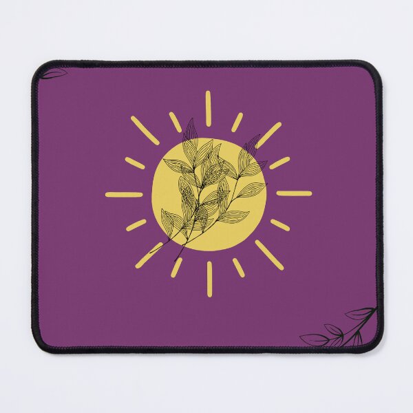 Item preview, Aesthetic Boho Sun and Botanical Leaves Celestial Art designed and sold by LabPixelPulse.