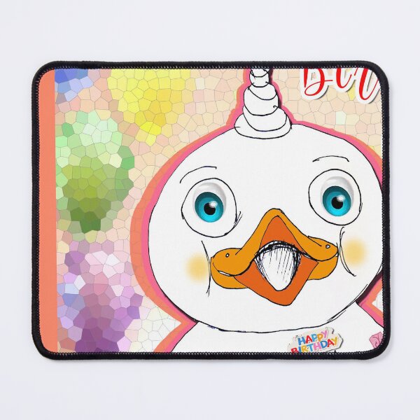 Item preview, Birthday Wish Duck (Original Ink Drawing by ACCI) designed and sold by VanyssaGraphics.