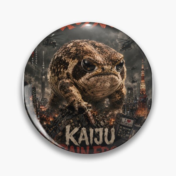 Item preview, Giant Kaiju Rain Frog Tokyo designed and sold by Imaginationbeyond.