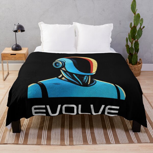 Item preview, EVOVLE Humanoid Robot Evolution T-Shirt | Future of AI & Human Innovation designed and sold by TEEJAMBOREE.