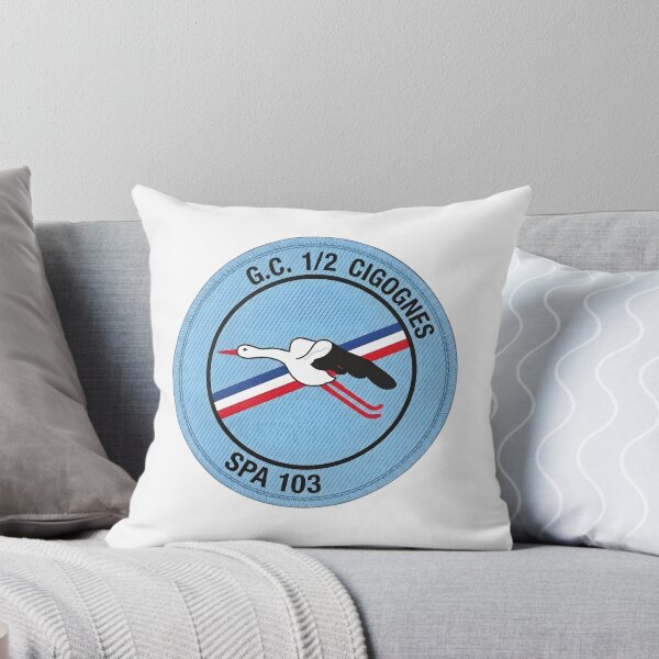 Item preview, French Air Force Escadron de Chasse 1/2 Cigognes SPA 103 Emblem designed and sold by CharlieDesings.