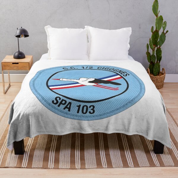 Item preview, French Air Force Escadron de Chasse 1/2 Cigognes SPA 103 Emblem designed and sold by CharlieDesings.